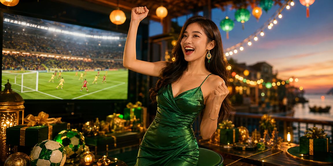 Không khí đèn lồng Hội An về đêm khi người dùng xem kèo thể thao